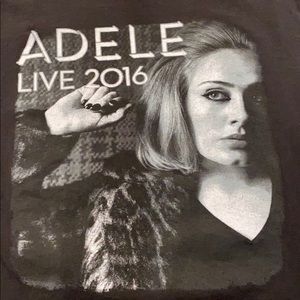 Adele Live 2016 tour shirt medium black